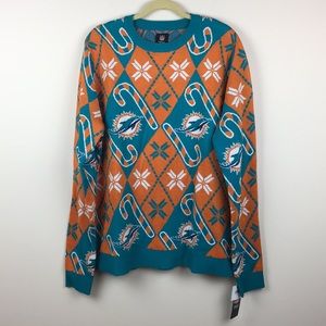 🏈 NFL - Miami Dolphins - Holiday Crewneck Sweater